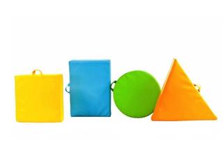 Poduszki geometryczne, Sponge Design Sponge Design Cuartos infantiles de estilo moderno