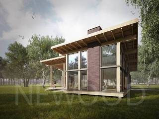 Верея 100, NEWOOD - Современные деревянные дома NEWOOD - Современные деревянные дома Scandinavian style houses