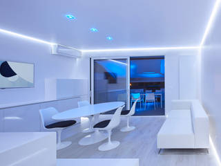 Total white, Giemmecontract srl. Giemmecontract srl. Minimalist living room