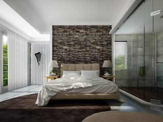 Yatak Odası (Bed Room), Ali İhsan Değirmenci Creative Workshop Ali İhsan Değirmenci Creative Workshop Modern style bedroom