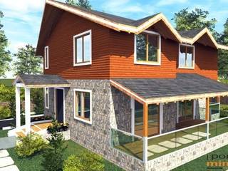 Abant Villa Projesi, Portakal mimarlik Portakal mimarlik Modern Evler