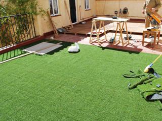 Construcción de una terraza, Vicente Galve Studio Vicente Galve Studio Patios & Decks