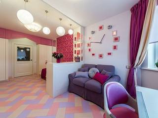 Комната с маркерной стеной для юной талантливой девушки, IdeasMarket IdeasMarket Dormitorios infantiles