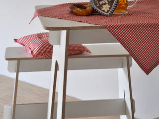 Steckmöbel Event-Tisch, das wunschmöbel das wunschmöbel Ruang Makan Modern