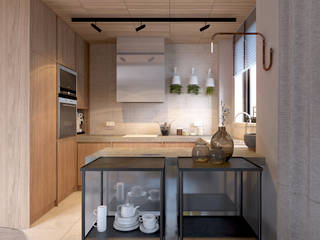 COI Pracownia Architektury Wnętrz Industrial style kitchen