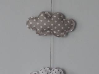 Guirlande décorative nuages personnalisée au prénom, Tout&Perso Tout&Perso Phòng trẻ em phong cách hiện đại