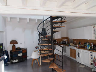 CREATION D'UN LOFT, Emilie POTIER Emilie POTIER Kitchen