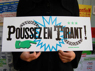 Tirez en entrant !, Affiche Moilkan Affiche Moilkan