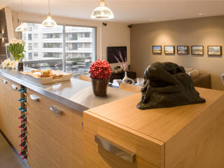 Appartement de 70 m2 - Levallois Perret, AD9 Agencement AD9 Agencement Nhà bếp phong cách hiện đại