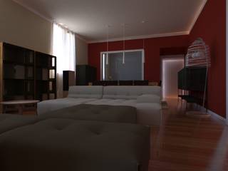 Living Area Renewal in Milan Downtown, Arch. Cristian Sporzon Arch. Cristian Sporzon Вітальня