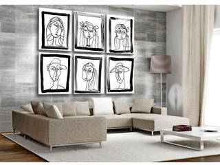 Esbozo de una cara, BIMAGO BIMAGO Modern Living Room
