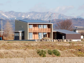 女渕の家, POTOS DESIGN OFFICE POTOS DESIGN OFFICE 現代房屋設計點子、靈感 & 圖片