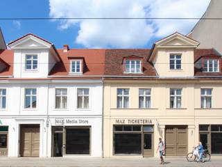 Modernisierung, Dachgeschossausbau und Anbau an barocker Stadthäuser Friedrich-Ebert-Straße, Potsdam, WAF Architekten WAF Architekten Klassische Häuser