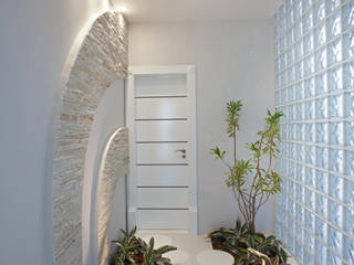 homify Modern corridor, hallway & stairs