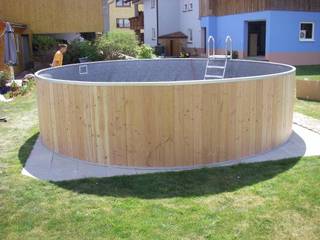 Rundbecken Fun Wood, Future Pool GmbH Future Pool GmbH Бассейн в стиле модерн