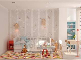 Дизайн современной квартиры с элементами стиля 60-х, Olga’s Studio Olga’s Studio Nursery/kid’s room