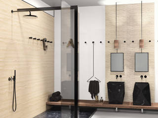 PUNTA | Entity Bathroom Collection, Marmi Serafini Marmi Serafini 洗面所＆風呂＆トイレシンク