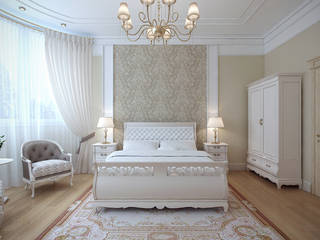 Сохраняя традиции, Студия интерьера "SENSE" Студия интерьера 'SENSE' Classic style bedroom