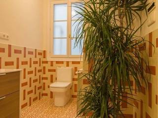 Reforma de baño en Donostia, Apal Estudio Apal Estudio Mediterranean style bathroom