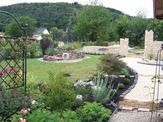 Natursteinmauerwerk, Maurerkunst Maurerkunst Mediterranean style garden