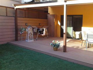 Proyecto de interiorismo de terraza, Vicente Galve Studio Vicente Galve Studio Mediterraner Balkon, Veranda & Terrasse