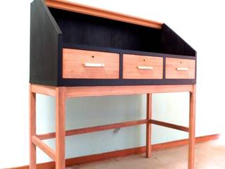 Upcycle Kiri Tansu (Japanese paulownia chest), エドライフ エドライフ Eclectische studeerkamer