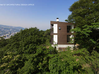 032熱海Oさんの家, atelier137 ARCHITECTURAL DESIGN OFFICE atelier137 ARCHITECTURAL DESIGN OFFICE 모던스타일 주택 우드 우드 그레인