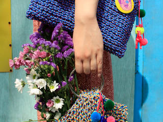 Rope knitting bag series., Knitster Knitster