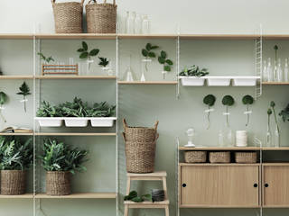 Skandinavisches Design, Connox Connox Scandinavian style living room Shelves