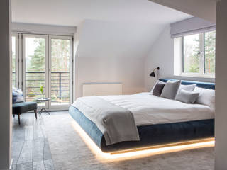 Private Residence, Surrey, Nice Brew Interior Design Nice Brew Interior Design Modern style bedroom