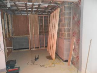 A bespoke Effegibi Steam Room Before - During - After, Steam and Sauna Innovation Steam and Sauna Innovation