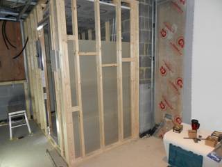 A bespoke Effegibi Steam Room Before - During - After, Steam and Sauna Innovation Steam and Sauna Innovation