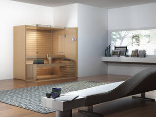 Effegibi Sauna Range, Steam and Sauna Innovation Steam and Sauna Innovation Spas de estilo moderno