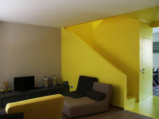 Casa AP, Sergio Virdis architetto Sergio Virdis architetto Modern corridor, hallway & stairs