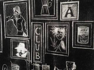 Pintura artística y decorativa, Barcelona Pintores.es Barcelona Pintores.es Modern Study Room and Home Office