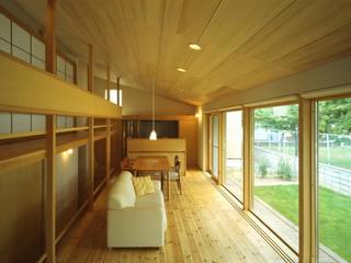 屯田の家, キタウラ設計室 キタウラ設計室 オリジナルデザインの リビング