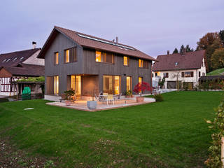 EFH Huggenberg, Giesser Architektur + Planung Giesser Architektur + Planung Casas de estilo rural