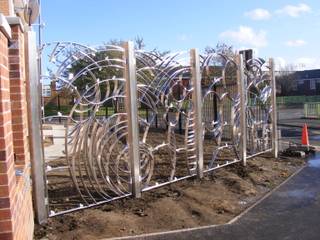 Stainless Steel Artistic Fence, Aycliffe Fabrications Ltd Aycliffe Fabrications Ltd