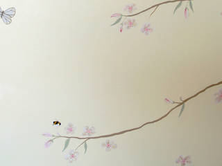 Georgia's Blossom Bedroom Mural , Louise Dean -Artist Louise Dean -Artist Nursery/kid’s room