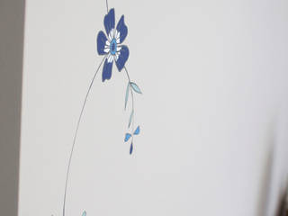 Honor's Moroccan Flower Motif Mural , Louise Dean -Artist Louise Dean -Artist Bedroom