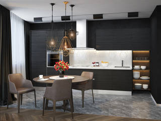 Verge of luxury, SVAI Studio SVAI Studio Eclectic style kitchen