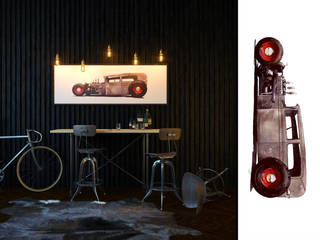 HotRod Bar, SVAI Studio SVAI Studio Industrial style garage/shed
