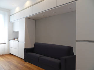 CASA B, gk architetti (Carlo Andrea Gorelli+Keiko Kondo) gk architetti (Carlo Andrea Gorelli+Keiko Kondo) Living room