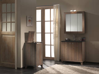 Massivholzbadmöbel aus der Serie Campo, F&F Floor and Furniture F&F Floor and Furniture Country style bathroom Mirrors