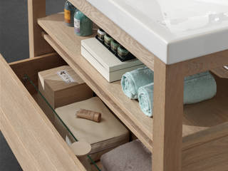 Echtholzbadmöbel aus der Serie Pandora, F&F Floor and Furniture F&F Floor and Furniture Ванна кімнатаРаковини