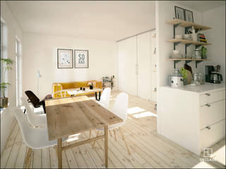 Vivienda, DECLASE DECLASE Minimalist dining room