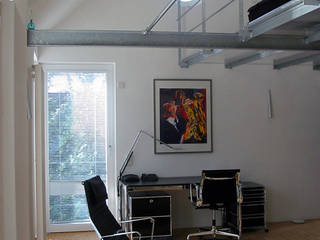 Wohnhaus für 1 Person in Unterjesingen, Matthias Bruder, Architekt Matthias Bruder, Architekt Modern living room