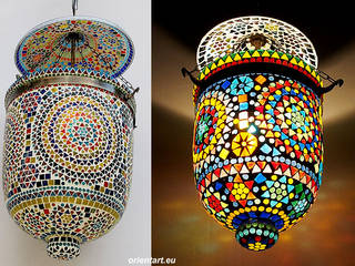 Orientalische Möbel, Kabul Gallery Kabul Gallery Colonial style living room Glass Lighting