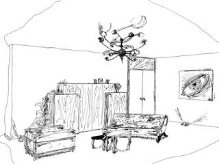 appartement Bastion Rotterdam, BasZ design BasZ design Modern living room