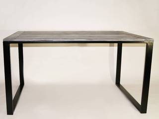 Oak and steel modernist dining Table “NOVA”, NordLoft - Industrial Design NordLoft - Industrial Design Kitchen